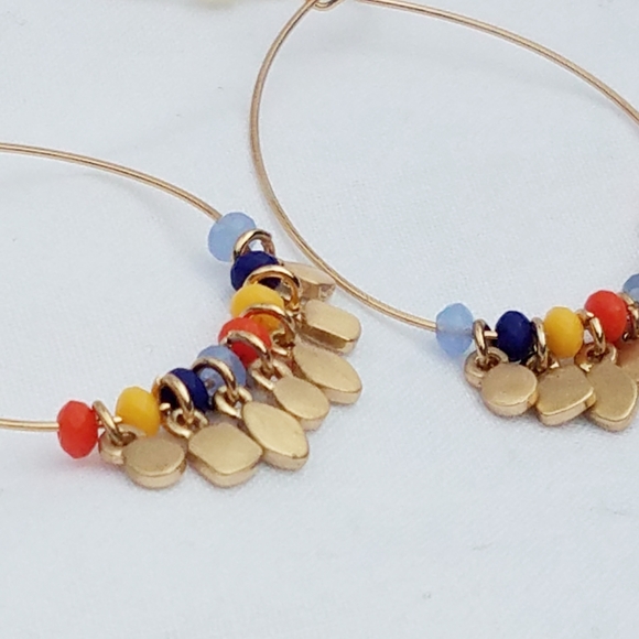 Colorful earring and necklace set - Picture 5 of 10